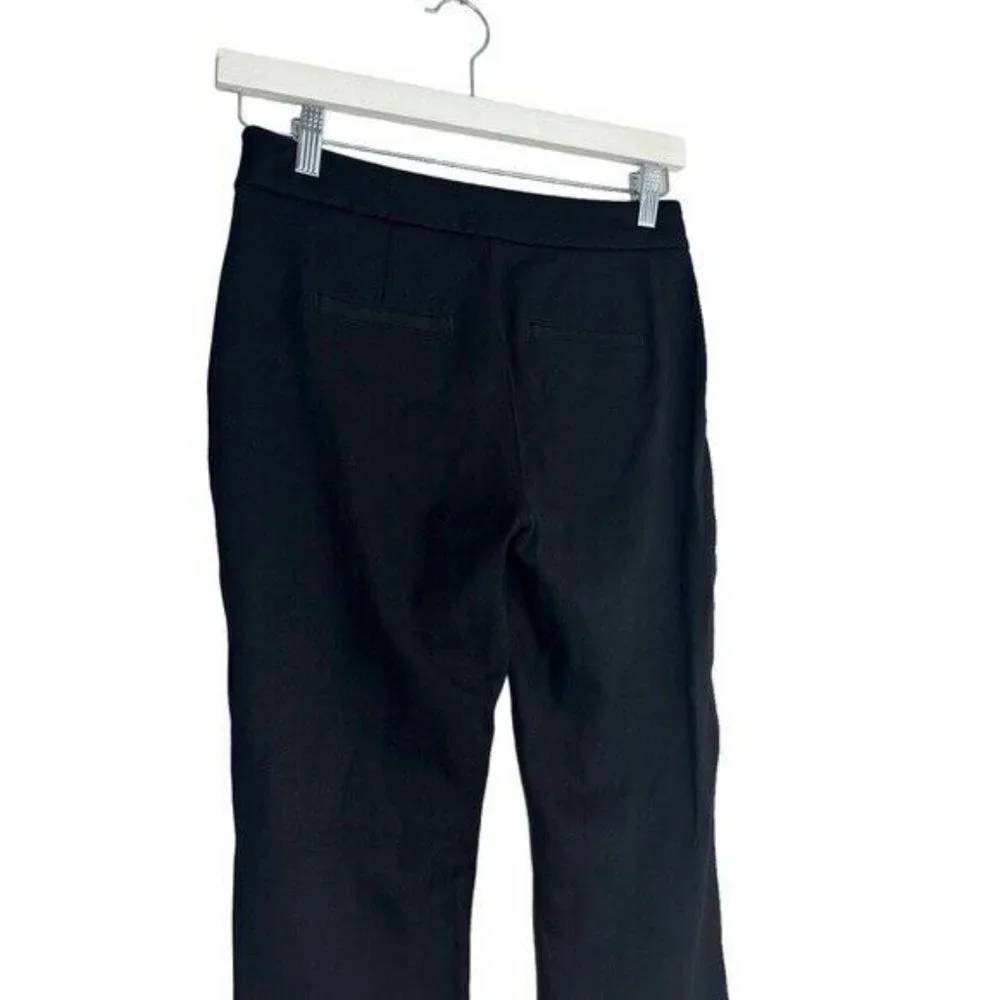 Cabi 3394 Kingston Cropped Black Trousers Pants Sz 2 Ponte Stretch Chelsea Chic - Picture 6 of 12
